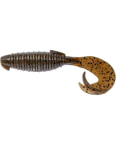 Силикон Keitech Flapper Grub 4" (7 шт/упак) ц:101 green pumpkin pp