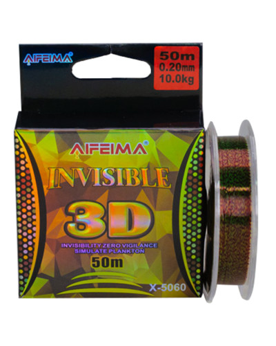 Волосінь 3D Feima Invisible 50m, 10.0kg 0.20mm