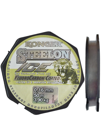 Волосінь Konger Steelon Fluorocarbon Coated 0,16mm 50m