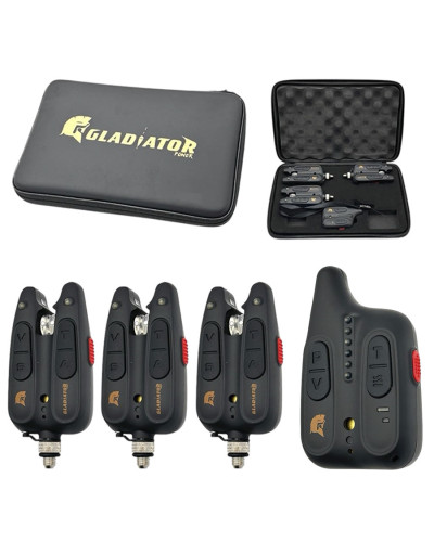 Набір сигналізаторів Gladiator RF1118 3+1 Black з пейджером