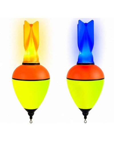 Світлодіодний поплавок Molitrix «Парадичка» Yellow/Blue для ловлі товстолоба