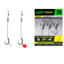 Короповий повідець з голкою Bait Spike Rigs гч.6 25lb 15cm