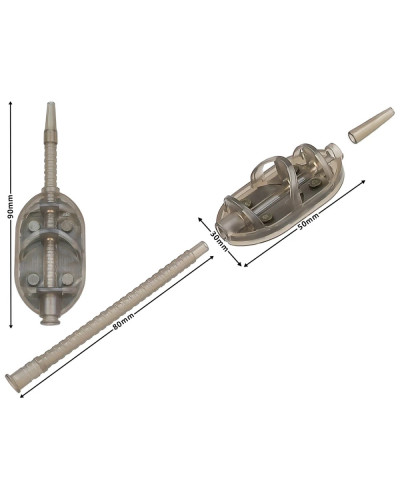 Кормушка Fast Flat Feeder QTS "M 100g — фото 2