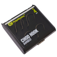 Крючок карповый RidgeMonkey RM-Tec Chod Hook Barbed size 4