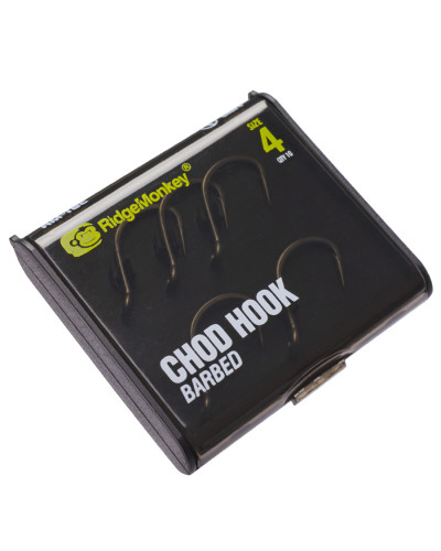Гачок короповий RidgeMonkey RM-Tec Chod Hook Barbed size 4