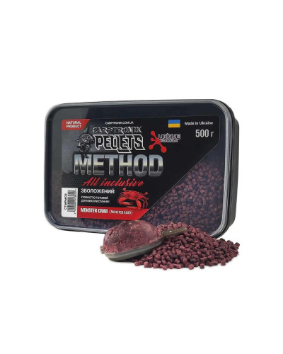 Пелетс Carptronik увлажненный All-Inclusive Monster crab (Mонстер краб) 500g