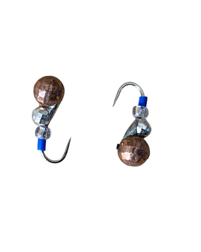 Мормишка вольфрам Мураха гранована, гачок №16 0,7g Cuper+Silver (5шт\уп)