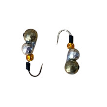 Мормишка вольфрам Мураха гранована, гачок №18 0,4g Gold+Silver (5шт\уп)