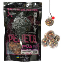 Готовий ПВА стік Carptronik lazy PVA stick pellets Squid/Plum (Кальмар/Слива) 15шт