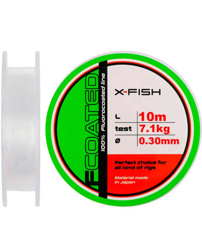 Флюорокарбон X-Fish FCoated 10m 0.30mm 7,1kg
