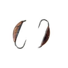 Мормышка вольфрам Cупер Банан кр. № 16  2mm 0,2g Бронза (5шт\уп)