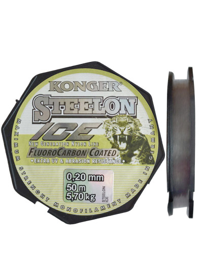 Волосінь Konger Steelon Fluorocarbon Coated 0,20mm 50m