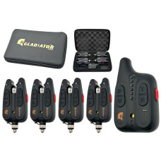 Набір сигналізаторів Gladiator RF1118 4+1 Black з пейджером