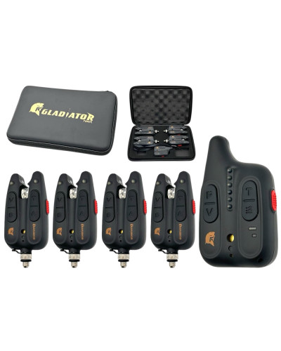 Набор сигнализаторов Gladiator RF1118 4+1 Black с пейджером