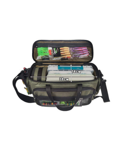 Сумка рыбацкая Lures & Rigs 47х22х22см — фото 4