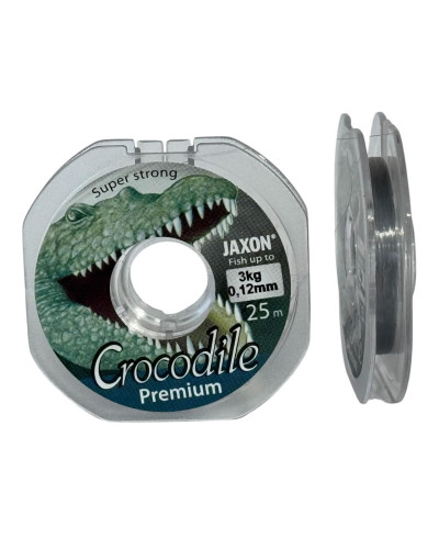 Волосінь Jaxon Crocodile Premium 25m 0.12mm 3kg