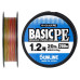 Шнур Sunline Basic PE 200m (Multi Color) #1.2/0.187mm 20lb/9.2kg