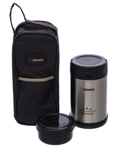 Набір для ланчу ZOJIRUSHI SW-EXE50BL 0.5 л к:чорний/сталевий
