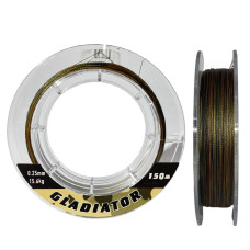 Шнур "Gladiator" Camo 4-х жильний 0.25mm 150m 15.6kg