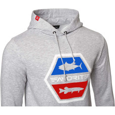 Реглан Favorite HM6 L шестикутн. логотип к:gray