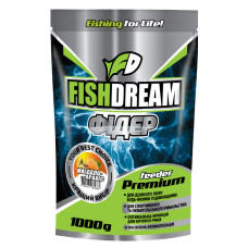 Прикормка Fish Dream Premium "Фідер Мигдаль-Арахіс" 1kg