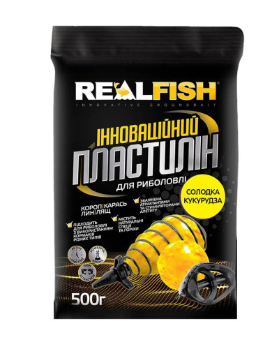Пластилин RealFish "Кукуруза" 500g