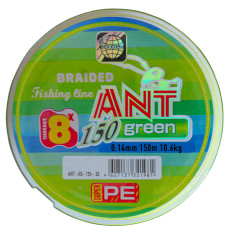 Шнур German Spider Green X8 (темно-зелений) 0.14mm 150m 10.6kg