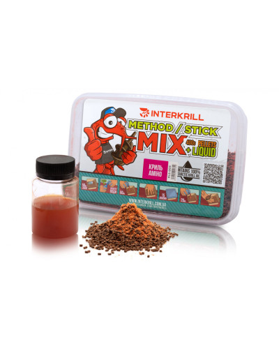 Пелетс "METHOD/STICK MIX", 400g (Ліквід Криль-Аміно, 50g)
