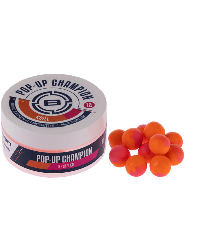 Бойл Brain Champion Pop-Up Krill (креветка) 10mm 34g