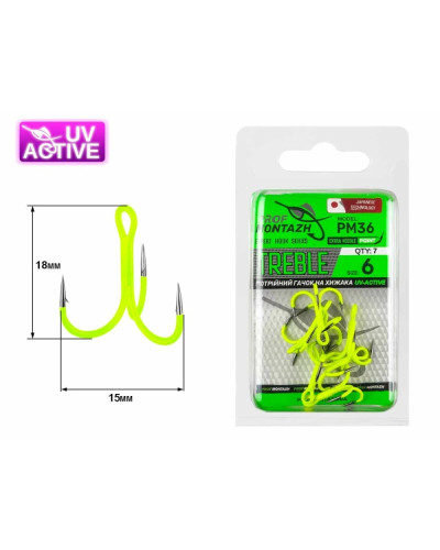 Трійник Profmontazh light-green UV PM36 № 6 (7 шт/уп)