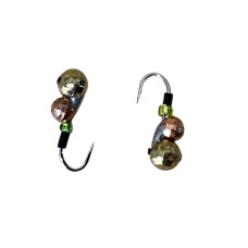 Мормишка вольфрам Мураха гранована, гачок №18 0,4g Gold+Cuper (5шт\уп)