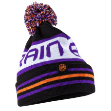 Шапка Brain Black/White/Violet One size к:фіолетовий