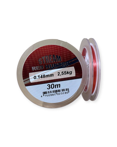 Леска зимняя Stream Red Hunter 0.148mm 2,55kg