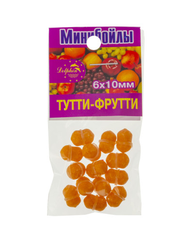 Міні-бойли Dolphin 6X10mm "тутті-фрутті"
