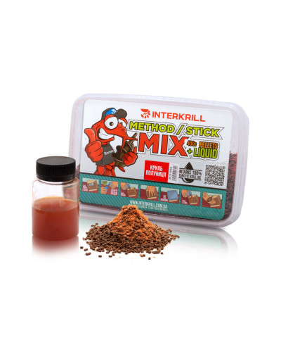 Пелетс "METHOD/STICK MIX", 400g (Ліквід Криль-Полуниця, 50g)