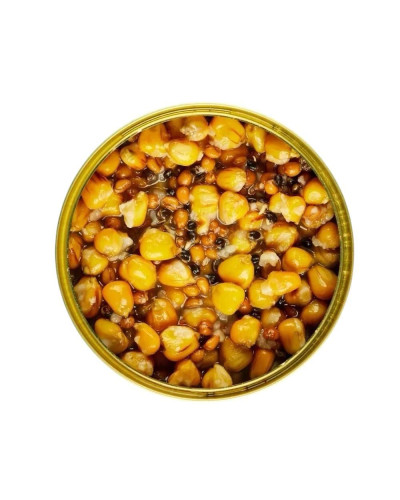 MIX-3 зерна ROBIN 900 ml. ж/б (Кукуруза, конопля, пшеница, подсластитель) — фото 2