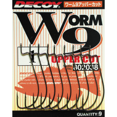 Гачок Decoy Worm9 Upper Cut #4/0 (6 шт./пач.)