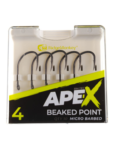 Гачок короповий RidgeMonkey Ape-X Beaked Point Barbed size 4