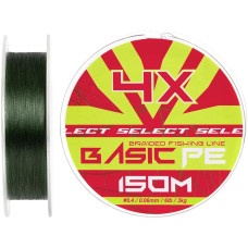Шнур Select Basic PE 150m (темн-зел.) 0.06mm 6lb/3kg