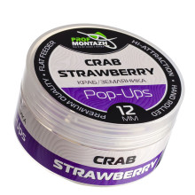 Бойлы POP UPS |Краб земляника| 12mm