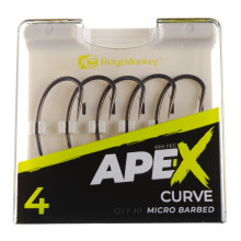 Гачок короповий RidgeMonkey Ape-X Curve Barbed size 4