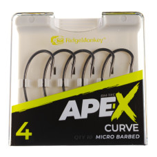 Гачок короповий RidgeMonkey Ape-X Curve Barbed size 4
