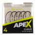 Крючок карповый RidgeMonkey Ape-X Curve Barbed size 4