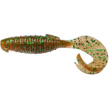 Силікон Keitech Flapper Grub 4" (7 шт/упак) ц:02 peach green flk