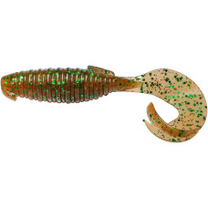 Силикон Keitech Flapper Grub 4" (7 шт/упак) ц:02 peach green flk