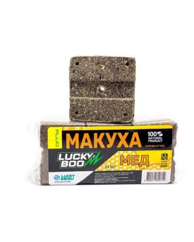 Макуха Lucky Ebisu з отвором для макушатника (Мед) 3шт