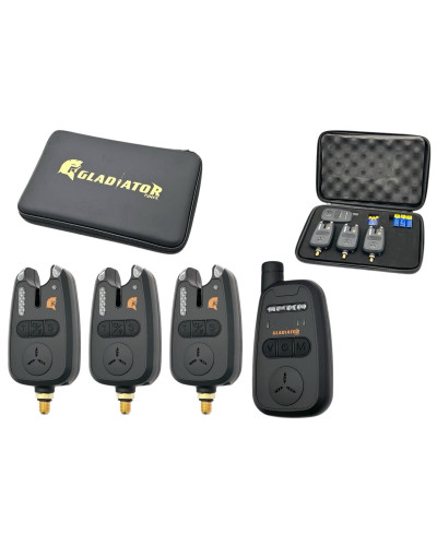 Набір сигналізаторів Gladiator RF298 3+1 Black з пейджером