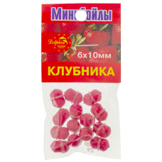 Міні-бойли Dolphin 6X10mm "полуниця"