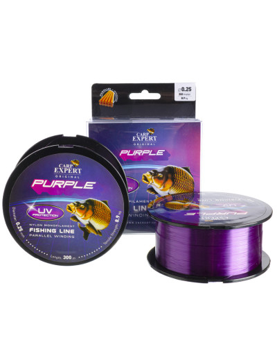 Леска карповая Carp Expert UV Purple 0,25mm 300m