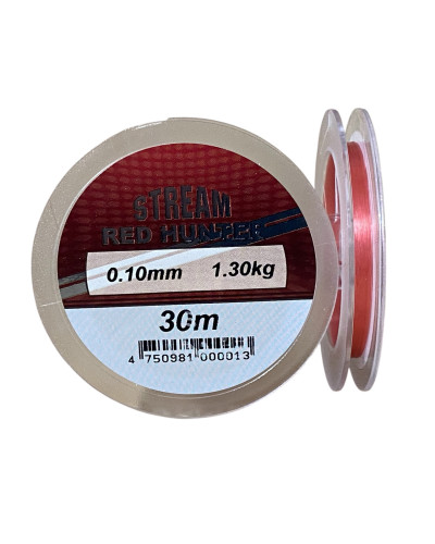 Леска зимняя Stream Red Hunter 0.10mm 1,3kg